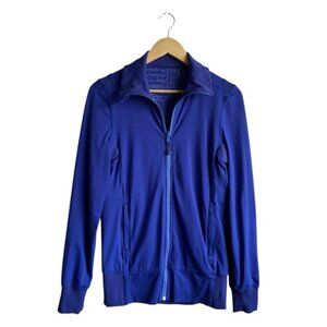 Lululemon Raja Women's Track Jacket Size 4 Cobalt Blue